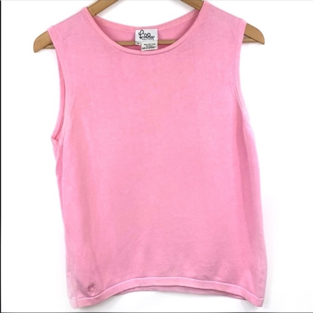 Lilly Pulitzer pink sleeveless top
